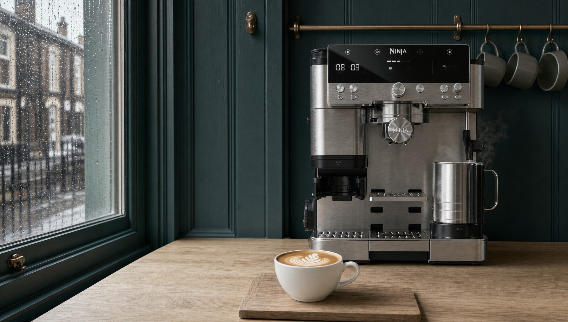 London, flat white